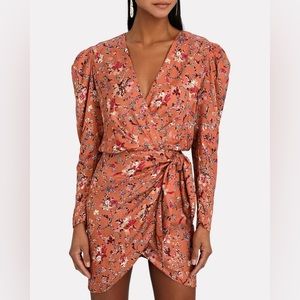 Isabel Marant Étoile Baikal Floral Printed Wrap Mini
Dress, Size 38 (6)